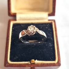9ct White Gold Diamond Ring