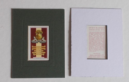 Cigarette card gallaher - by,