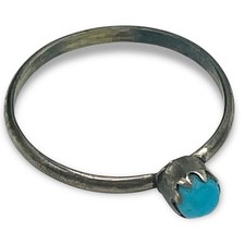 Antique Size 5 1/2 Sky Blue