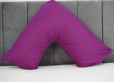 V Pillowcases Covers Polycotton Back Neck Maternity Support V Cushion Cases Only