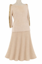 Zara Knit Co Ord Set Pale Pink