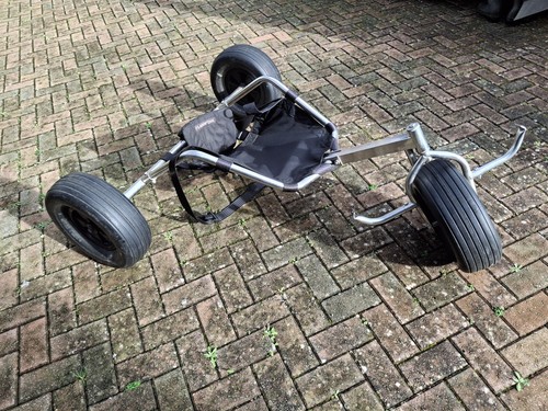 Flexifoil kite buggy