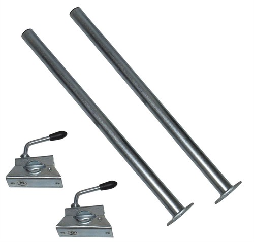 Trailer prop stand drop tubes - prop,