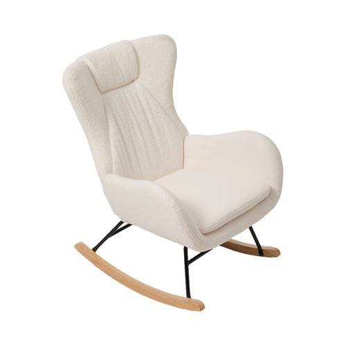 Nordic fleece nursing rocker - nordic,