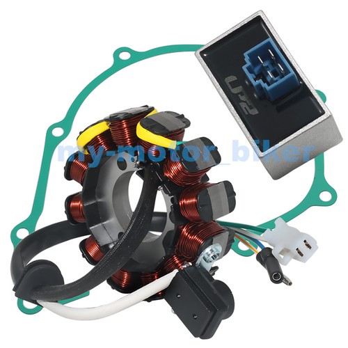Stator coil voltage - coil, +