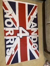 LANDO NORRIS McLAREN F1 FLAG 5' x 3'  BRAND NEW FORMULA 1 McCLAREN FLAG