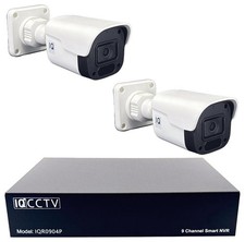 4MP IP CCTV Kit with 2x Bullet