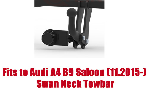 Swan neck tow - swan, bar