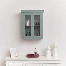 Green Glass Fronted Wall