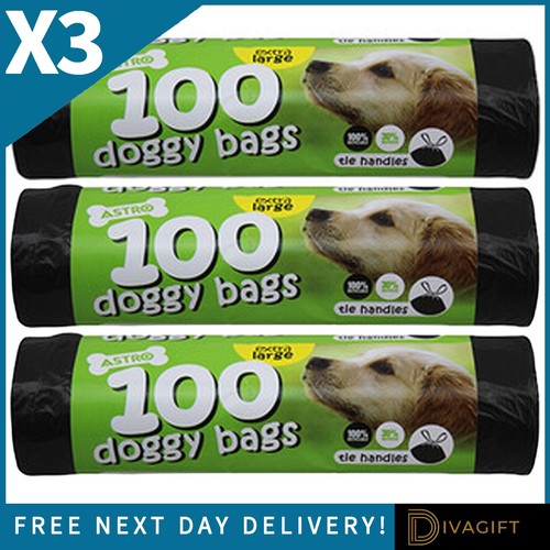 100 dog poo - 3, bags