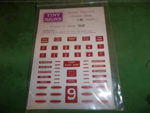 Tiny signs gauge station - gauge,