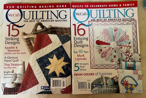 Mccalls quilting magazines lot - magazines,
