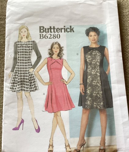 Butterick b6280 dress uncut - butterick,