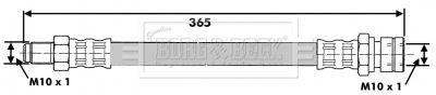 Borg beck bbh6411 brake hose - borg,