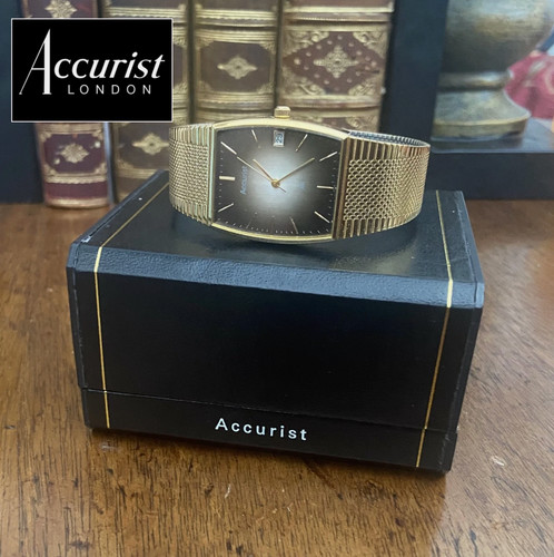 Vintage accurist gold - vintage, gold-plated