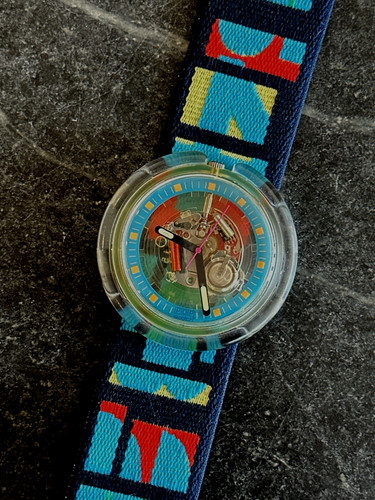 Vintage early pop swatch watch - vintage,