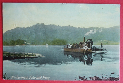 1910 cumbria postcard - cumbria,