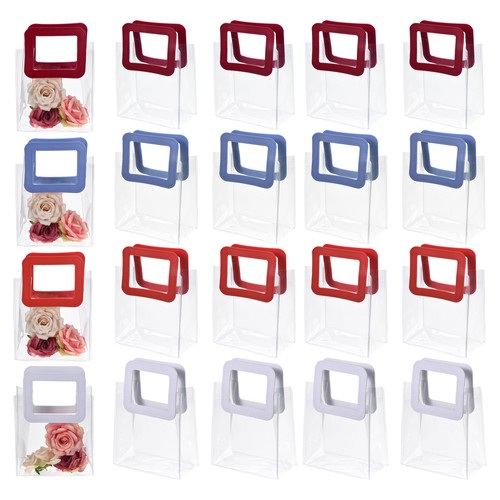 24pcs clear gift bags with - 24pcs,