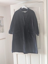 Toast Navy Warm and Cosy Corduroy Dress Size 12 Excellent Condition