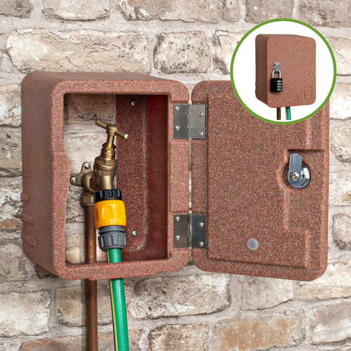 Tap safe lockable outside - -,
