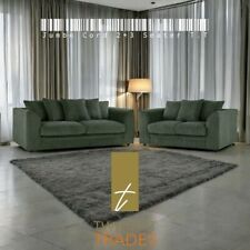 brand new jumbo cord modern settee sofa corner sofa 2,3 seaters swivel