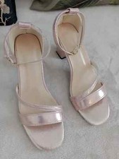 Shein Rose Gold Mid Block Heel