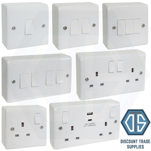 White curved edge - edge, switches