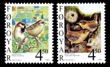 Faroe Islands 1999 Birds, Wren & House Sparrow, UNM / MNH