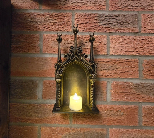 Gothic wall shrine shelf - wall,