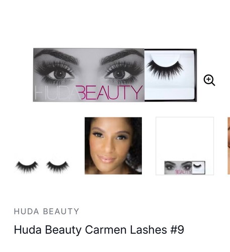Huda beauty lashes set - lashes,