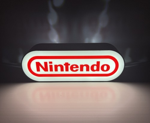Nintendo light box - sign, neon