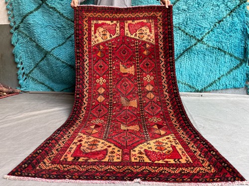 3x5 afghan baluchi pictorial - afghan,