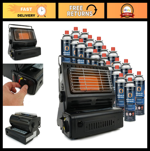 Portable gas heater with - portable,