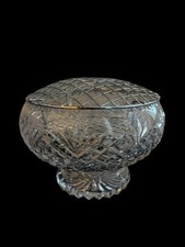 Vintage Crystal Glass Rose