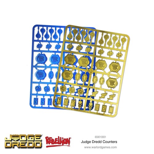 Judge dredd counters warlord - counters,