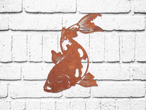 Metal koi fish - koi,