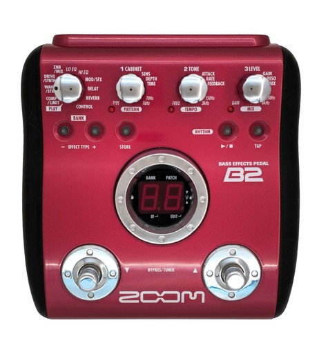 Zoom bass guitar - b2,