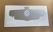 GOODWOOD Road Racing Club - Revival Meeting 2009 Unused Interior Window Sticker