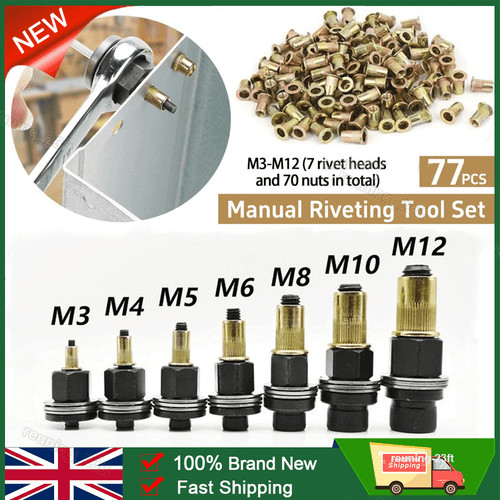 77pcs rivet nut - 77pcs,