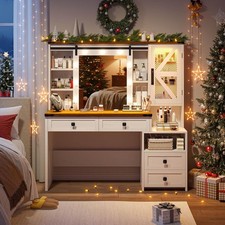 Farmhouse Makeup Vanity Desk