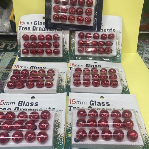 Glass tree ornaments - mm,