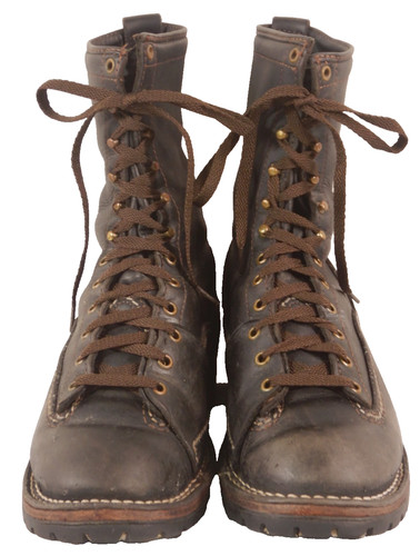 Wesco black leather plain toe - wesco,