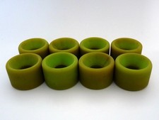 BELAIR BLAZER QUAD ROLLER SKATE WHEELS GREEN 103A IN GOOD USED COND. SET OF 8