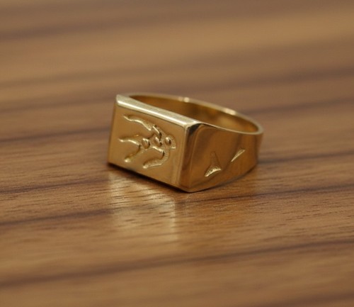 Solid pure brass - pure, ring