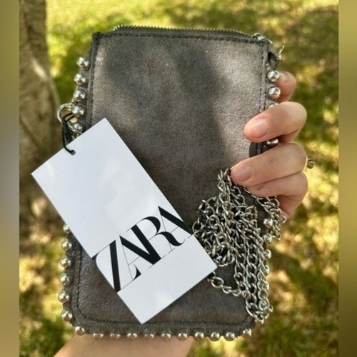 Zara studded black - studded, crossbody