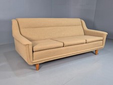 Vintage Swedish 3 Seat Sofa By