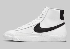UK 10 EUR 45 ~ Nike Blazer Mid '77 NN Next Nature ~ DO1344-101 White Black