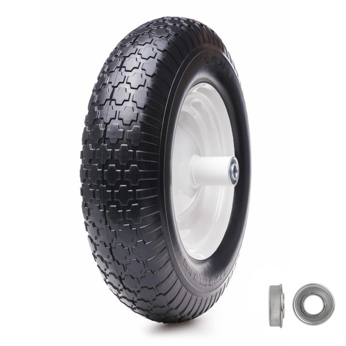 Flat free solid tire - flat,