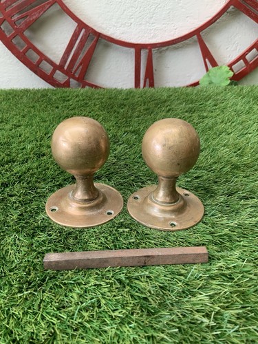 Pair vintage brass - brass, door