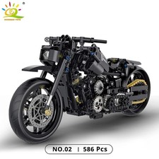 586Pcs Classic Motorbike